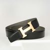 Thắt lưng Hermès H Classic Reversible Boxcalf/Togo size 85 (Đen/Xám)