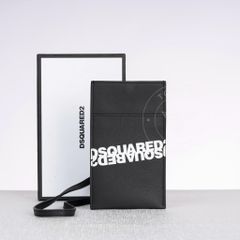 Túi Dsquared2 Wearable Wallet in Black Calfskin