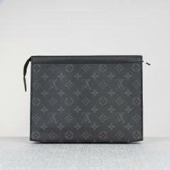 Clutch /Pouch Louis Vuitton Pochette Voyage MM Monogram Eclipse size 26
