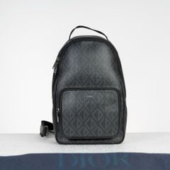Balo Dior Mini Rider in CD Diamond Canvas size 30