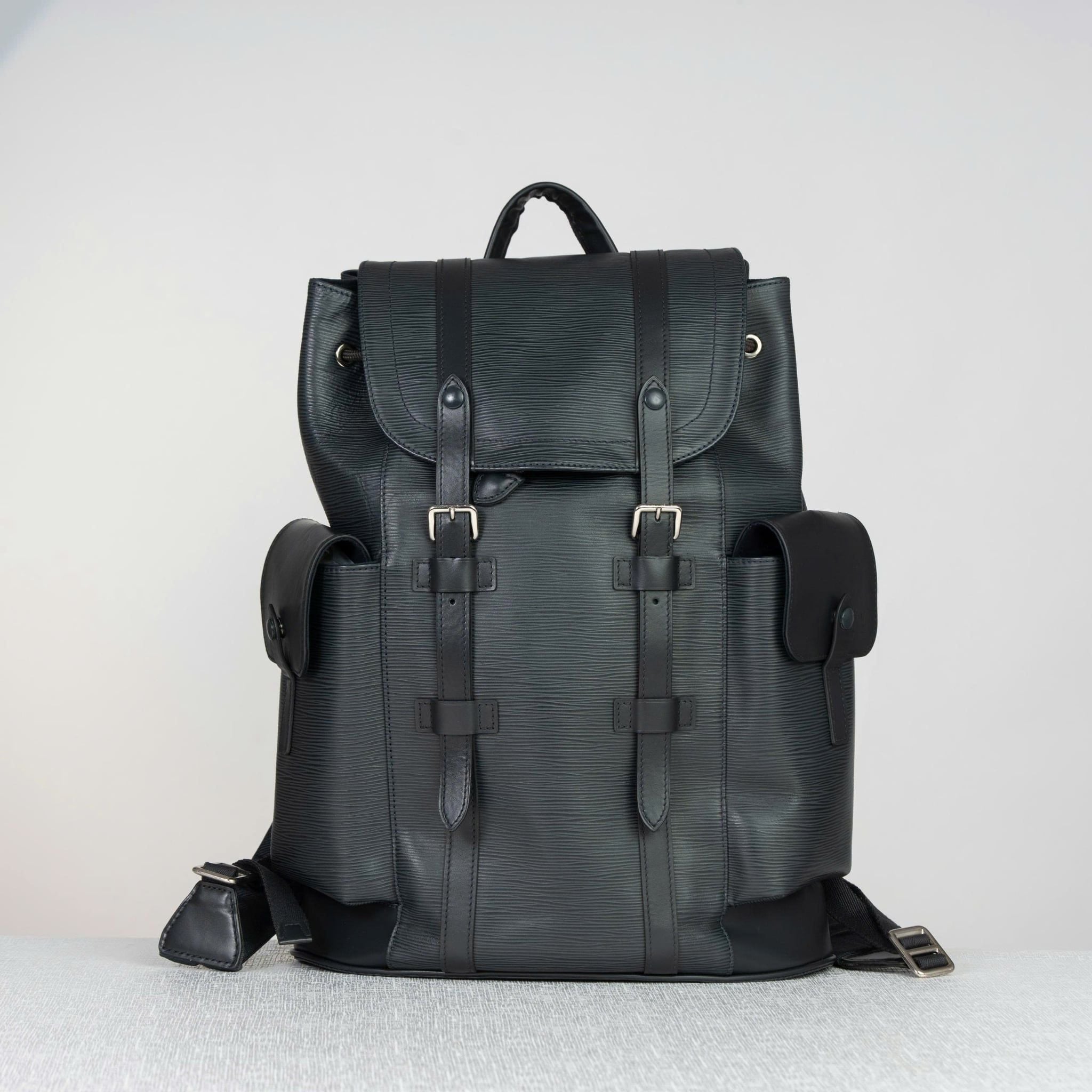 Balo Louis Vuitton Christopher MM Epi Noir (Đen) size 40