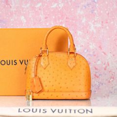 Túi đeo Louis Vuitton Alma BB Mandarin Ostrich