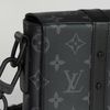 Túi đeo Louis Vuitton Soft Trunk  Monogram Eclipse (Đen) size 24