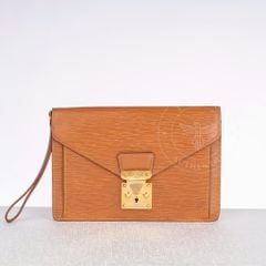 Clutch Louis Vuitton Sellier Dragonne – Epi Leather Brown (Vintage) size 26