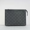 Clutch /Pouch Louis Vuitton Pochette Voyage MM Monogram Eclipse size 26