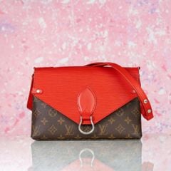 Túi đeo Louis Vuitton Saint Michel Coquelicot Epi size 24