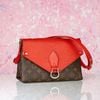 Túi đeo Louis Vuitton Saint Michel Coquelicot Epi size 24