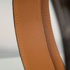Thắt lưng Hermès H Martelée - Crocodile Porosus (Nâu) Size 95