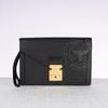 Clutch Louis Vuitton Pochette Sellier Dragonne Noir Epi (Vintage - 1996)