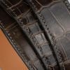 Thắt lưng Hermès H Martelée - Crocodile Porosus (Nâu) Size 95