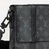 Túi đeo Louis Vuitton Soft Trunk  Monogram Eclipse (Đen) size 24 (NEW SS)