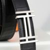 Thắt lưng Hermès H au Carré in Silver Palladium - Crocodile Porosus size 95