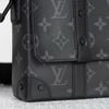 Túi đeo Louis Vuitton Soft Trunk  Monogram Eclipse (Đen) size 24 (NEW SS)