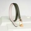 Thắt lưng Hermès H Golden Lucky 15 - Swift/Epsom (Hồng Mauve Pale/Nâu) size 75