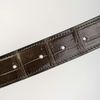 Thắt lưng Hermès H Martelée - Crocodile Porosus (Nâu) Size 95