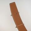 Thắt lưng Hermès H Jumbo Reversible - Boxcalf/Togo (Đen/Gold) size 85