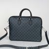 Cặp tài liệu Louis Vuitton Slim Damier Cobalt size 36 (Đen và xanh)