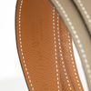 Thắt lưng Hermès Casaque Reversible Epsom (Xám/Gold) size 95