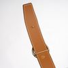Thắt lưng Hermès Casaque Reversible Epsom (Xám/Gold) size 95