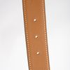 Thắt lưng Hermès Casaque Reversible Epsom (Xám/Gold) size 95