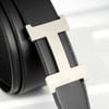 Thắt lưng Hermès H Constance Boxcalf/Togo size 105 (Đen/Nâu)