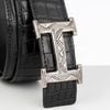 Thắt lưng Hermès H Touareg Crocodile (Đen) size 95