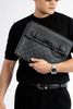 Túi tài liệu Louis Vuitton Pochette Steamer Monogram Eclipse Size 32