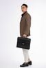 Cặp tài liệu Hermès Sac à Dépêches Noir Barenia Faubourg 38
