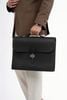 Cặp tài liệu Hermès Sac à Dépêches Noir Barenia Faubourg 38