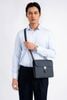 Túi đeo Hermès Sac à Dépêches Messenger Togo Blue Nuit size 28