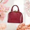 Túi đeo Louis Vuitton Alma BB Prune Ostrich