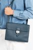 Túi đeo Hermès Sac à Dépêches Messenger Navy Togo size 28