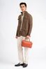 Túi/Clutch Hermès Maxibox 29 Orange Poppy Barenia size 29