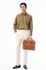 Túi Hermès Herbag MM Gold Vache Hunter/Canvas size 35