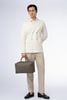 Túi/Clutch Hermès Maxibox 37 Gris Misty Togo (Xám lạnh) size 37