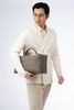 Túi/Clutch Hermès Maxibox 37 Gris Misty Togo (Xám lạnh) size 37