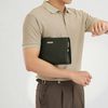 Clutch Burberry London Monaco Pine Green Saffiano (Xanh Thông)