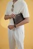 Clutch Bally Switzerland Brown Saffiano