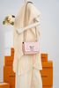 Túi Louis Vuitton Twist Whipstitch Heart MM Rose Ballerine