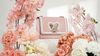 Túi Louis Vuitton Twist Whipstitch Heart MM Rose Ballerine