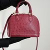 Túi đeo Louis Vuitton Alma BB Prune Ostrich