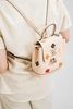 Balo/ Túi đeo Louis Vuitton Creme Calfskin Mechanical Flower Lockme Mini