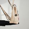 Balo/ Túi đeo Louis Vuitton Creme Calfskin Mechanical Flower Lockme Mini