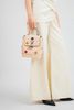 Balo/ Túi đeo Louis Vuitton Creme Calfskin Mechanical Flower Lockme Mini