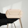 Balo/ Túi đeo Louis Vuitton Creme Calfskin Mechanical Flower Lockme Mini