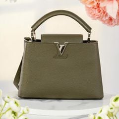 Túi Louis Vuitton Capucines BB Taurillon Olive Green