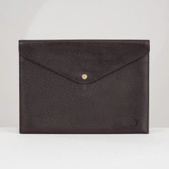 Túi tài liệu Louis Vuitton Porte-Documents (Red Wine) size 34