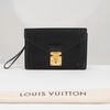 Clutch Louis Vuitton Pochette Sellier Dragonne Noir Epi (Đen)