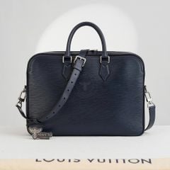 Cặp tài liệu Louis Vuitton Dandy MM Dark Navy Epi size 40 (Xanh Navy)