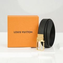 Thắt lưng Louis Vuitton Santur Boston Taiga Reversible size 95